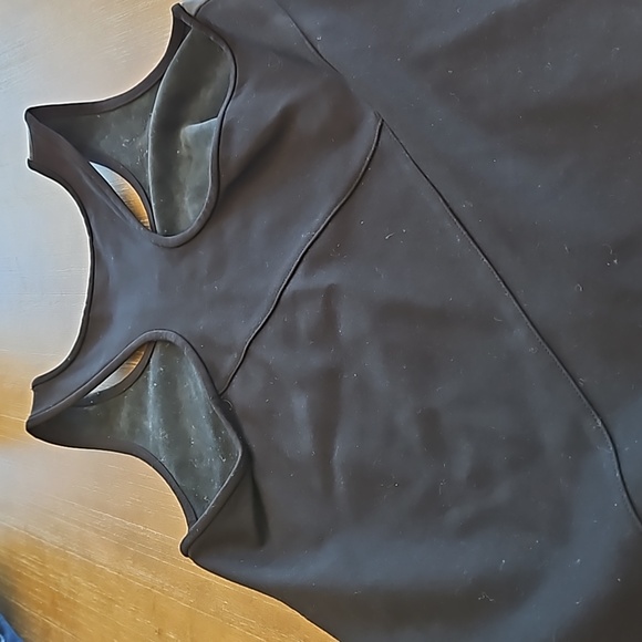 TIBI LAMB LEATHER PATCHWORK TANK - Picture 2 of 8